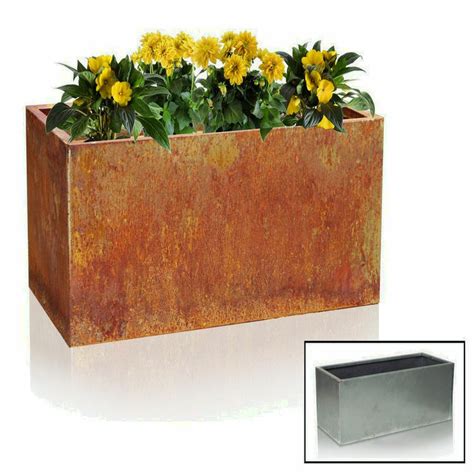 china custom metal planter boxes|Metal Planters .